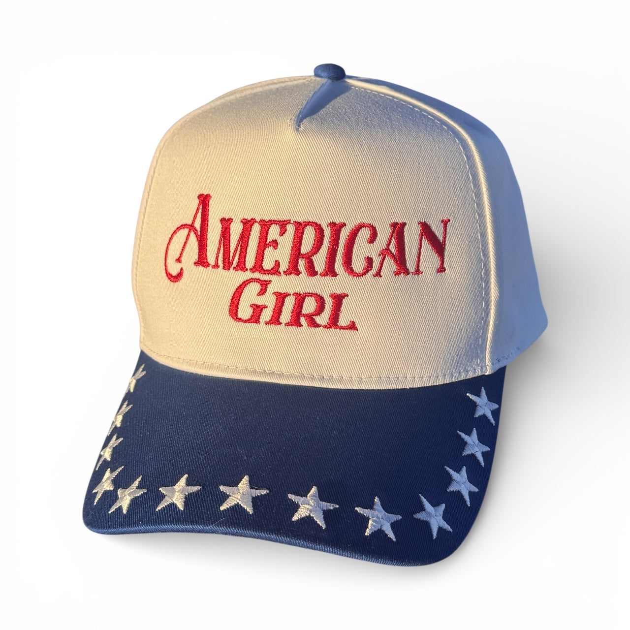 American girl embroidered hat