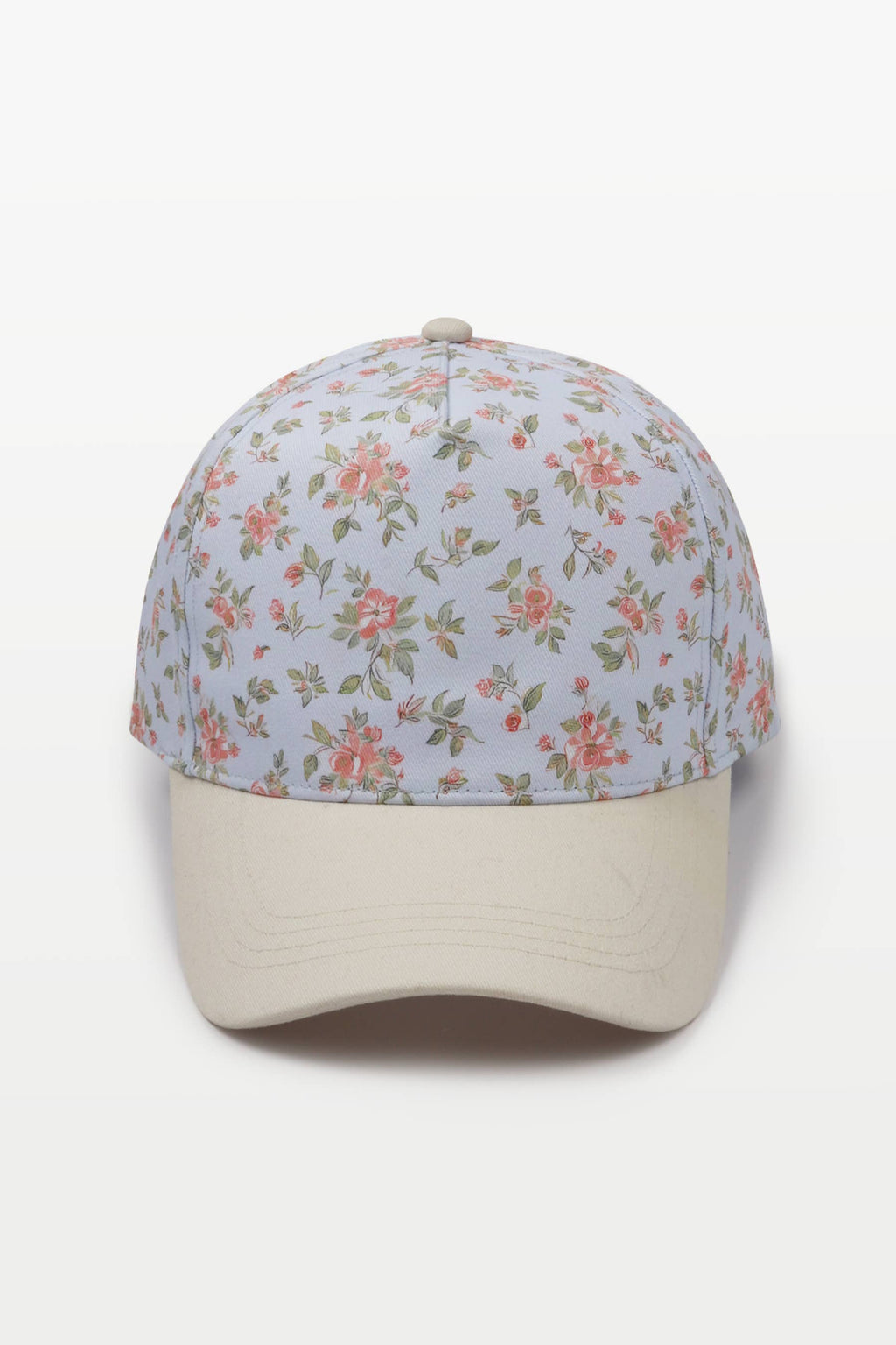 FLORAL PRINT Crown Two Tone Baseball Cap