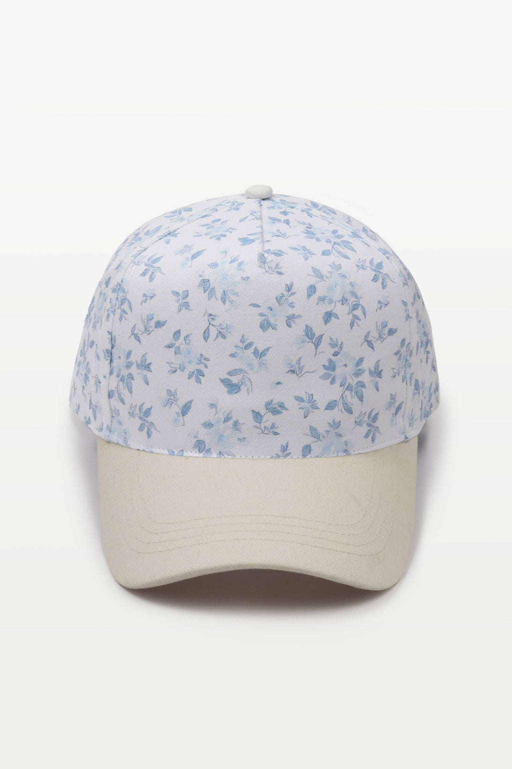 FLORAL PRINT Crown Two Tone Baseball Cap