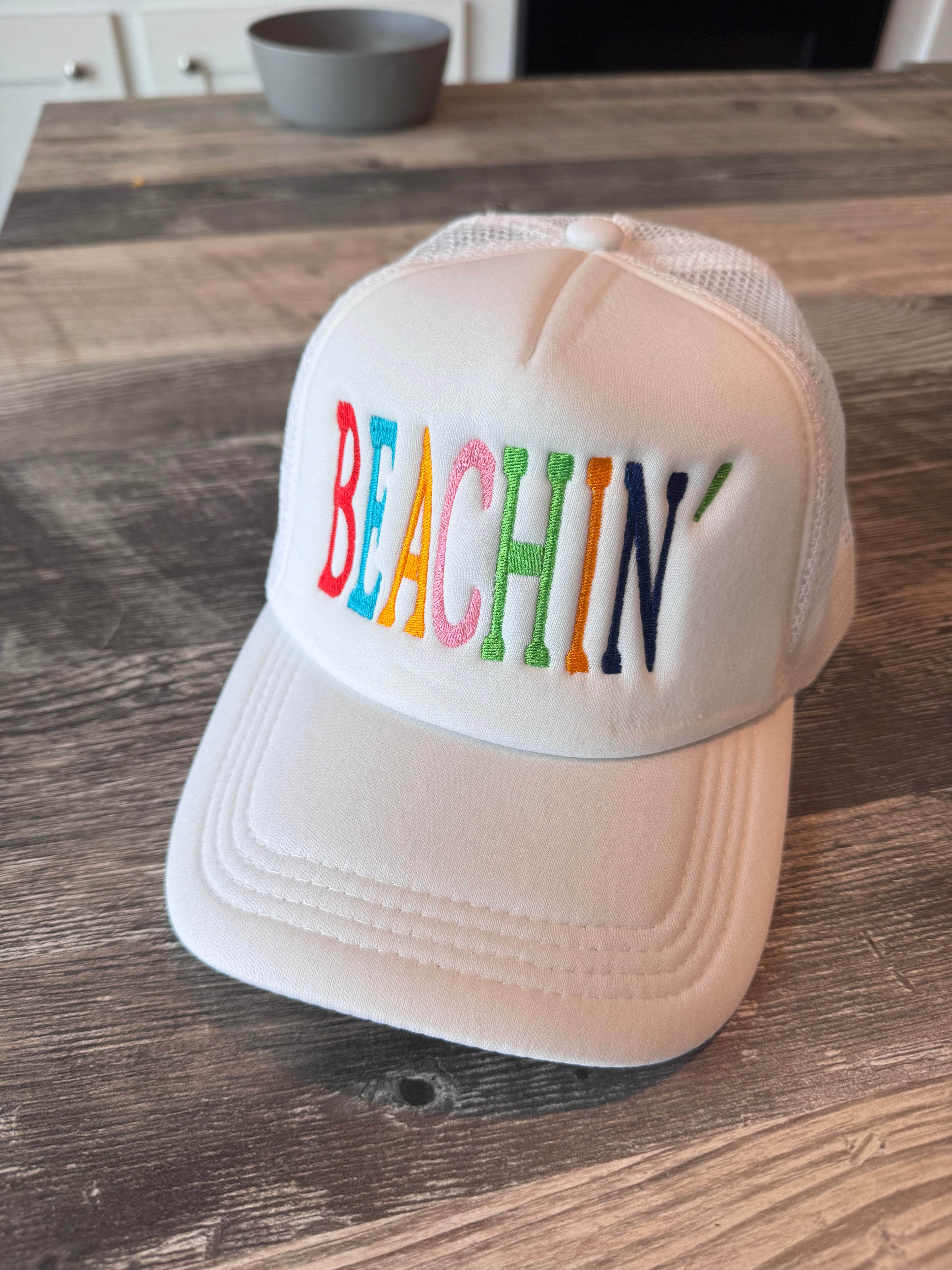 Beach embroidered vacation hat great for going beachin’