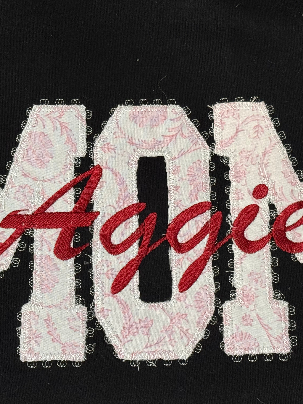 Aggie mom Embroidered T-Shirt