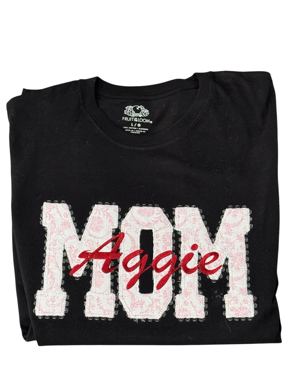 Aggie mom Embroidered T-Shirt