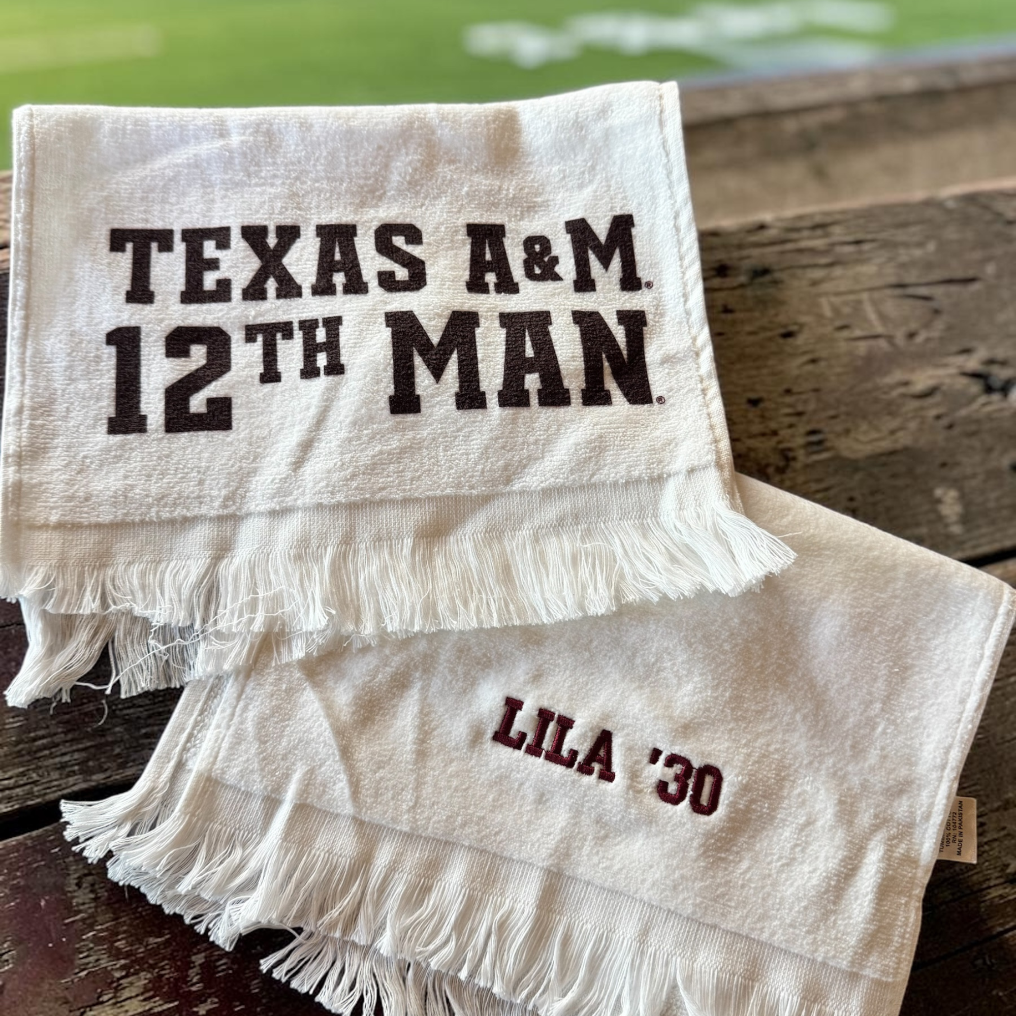 Embroidered Aggie Rally Towels