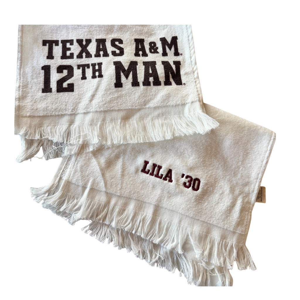 Embroidered Aggie Rally Towels
