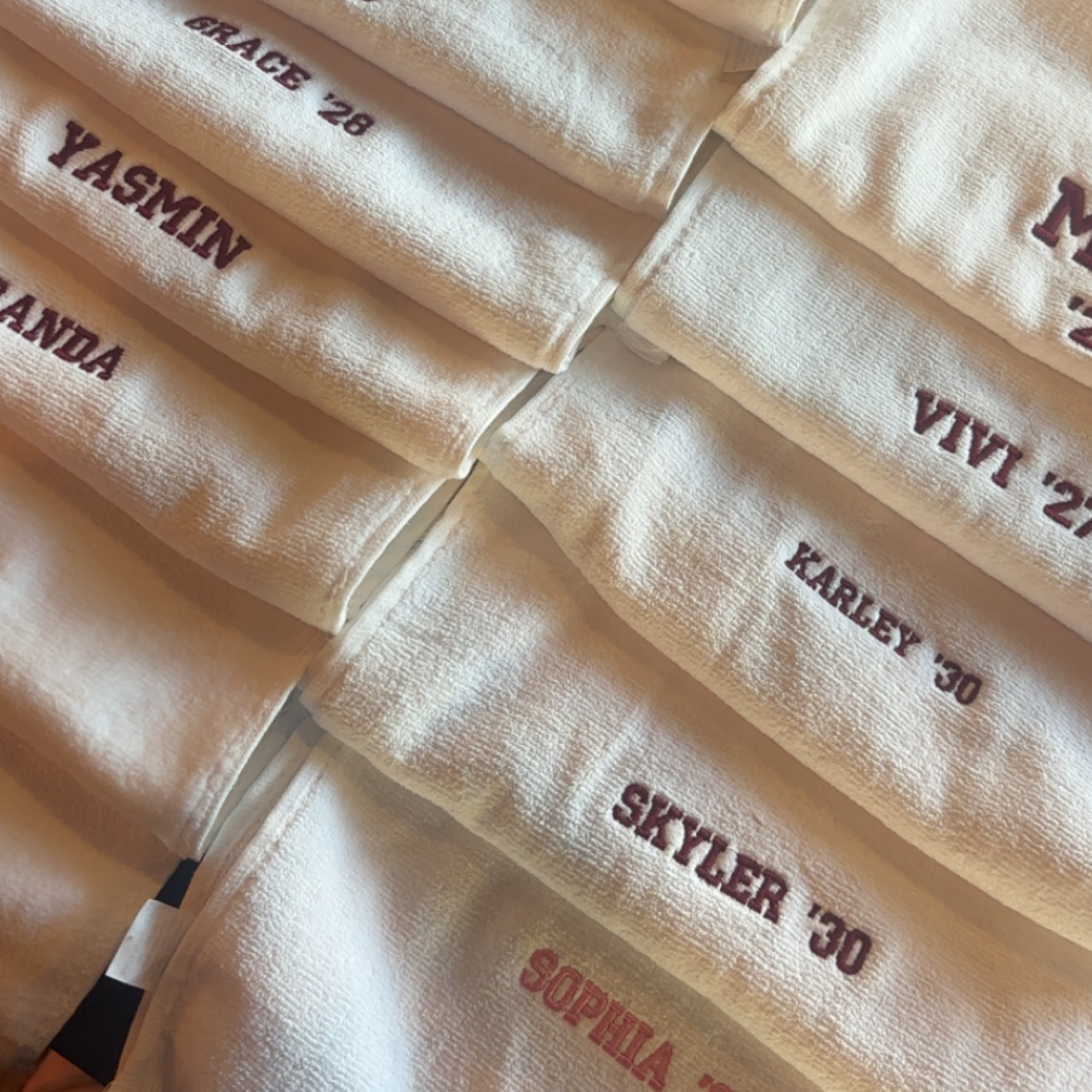Embroidered Aggie Rally Towels