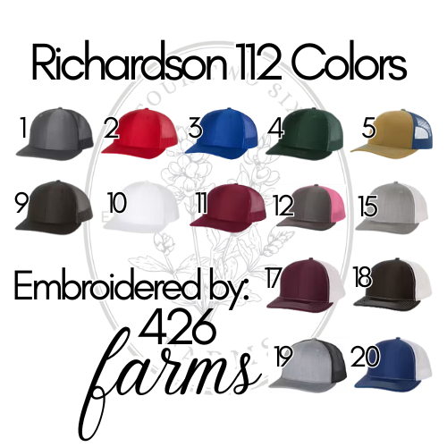 A girl who loves Jesus, Embroidered Richardson Trucker  Hat
