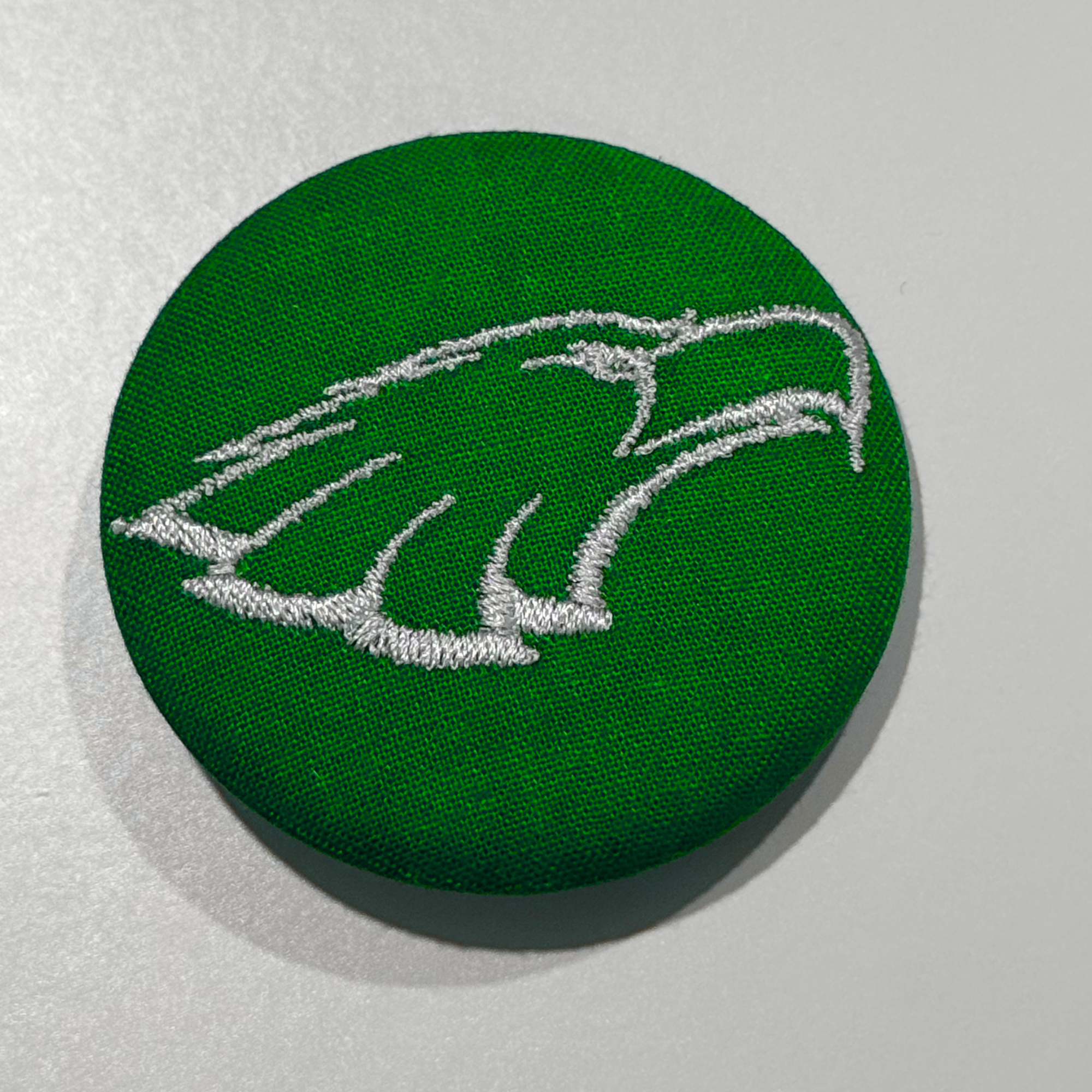 Embroidered Eagle Game Day Pinback Homecoming Button
