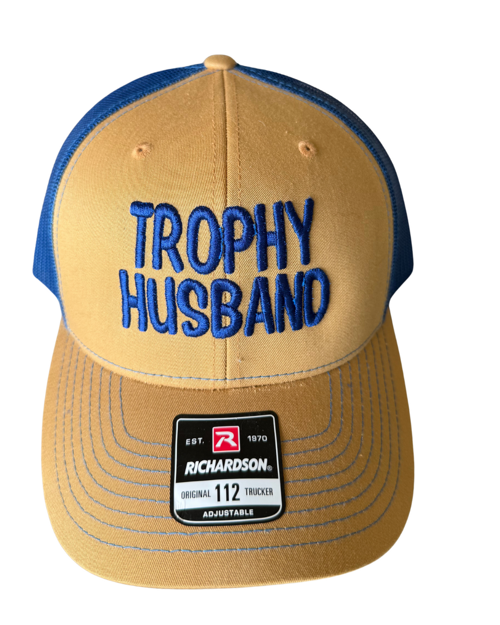 Trophy Husband, Embroidered Richardson Trucker  Hat