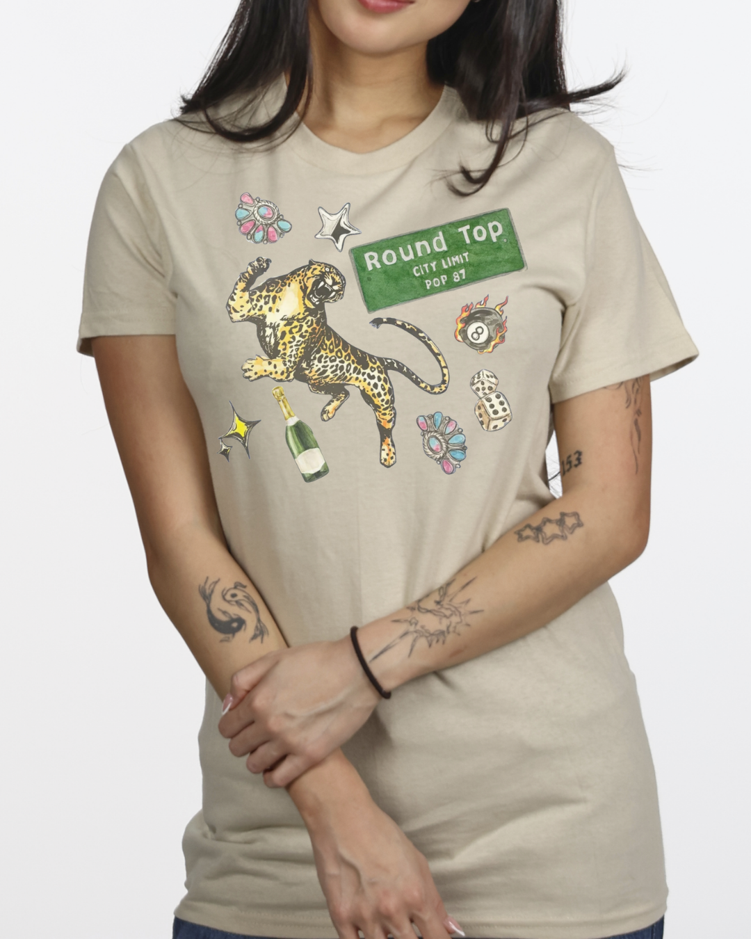 Round Top Graphic Tee