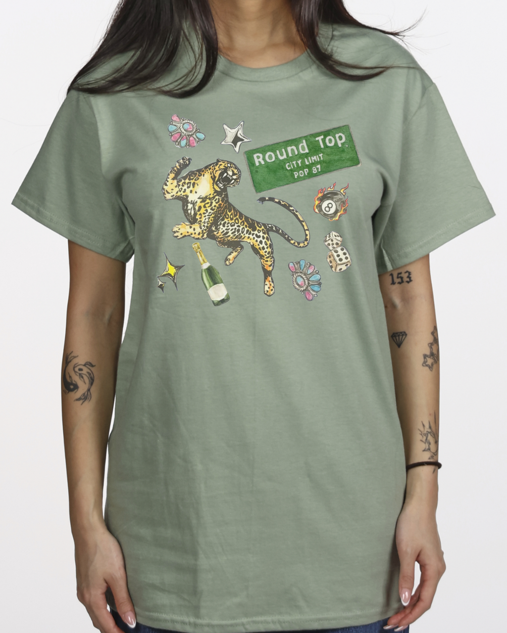 Round Top Graphic Tee